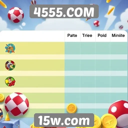 Comparativo de jogos populares no 4555.COM