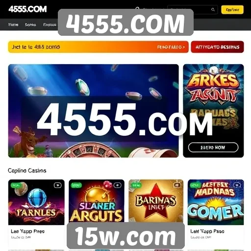 Análise das funcionalidades do site 4555.COM